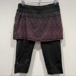 Athleta 2 in 1 Skirted Capri